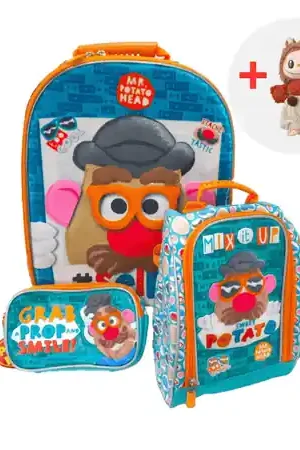 MALETA ESCOLAR 3 EN 1 SR CARA PAPA MIX CON LABUBU Compra Oggi Stesso
