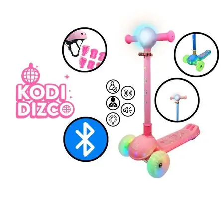 SCOOTER PARA NIÑAS CON BLUETOOTH KODI DIZCO Scelto Dai Clienti
