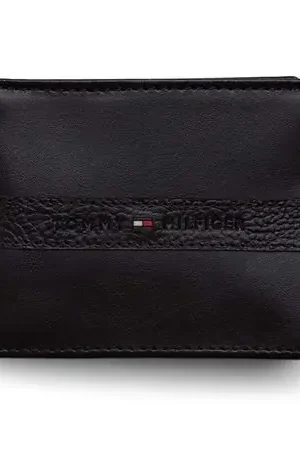 In Voga Billetera TOMMY HILFIGER Plegable Delgada - Negro Profundo