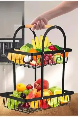 Economico Organizador para Frutas y Verduras 2 Niveles