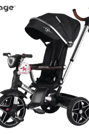Pagamento Sicuro Triciclo Giratorio 360 Musical Ergonómico -HARDY- Negro