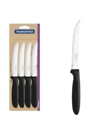 Cuchillos para Asado Ipanema Negro x 12 Piezas Tramontina Top Qualità