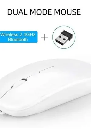 Mouse Inalambrico Recargable Dual Wirelless Bluetooth Android Windows Compra Online