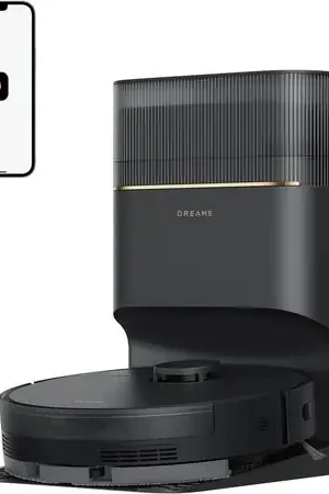 Moderno Dreame D20 Pro Plus robot aspirador con doble cepillo color negro