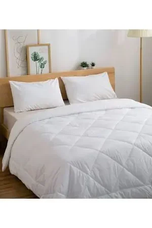 Cubrecama Monocromo Blanco 1.5 PLAZA Blanco Di Tendenza