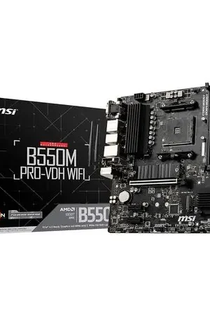 Originale Placa Base MSI B550M PRO-VDH WIFI - ATX Soporta 128 GB DDR4 4400 MHz HDMI y DisplayPort - SKU-B550M-PRO-VDH-WIFI-DATE-26-11-2025