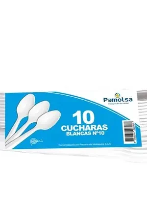 Vendita Finale Set Cucharas PAMOLSA PP #10 Blancas x10un