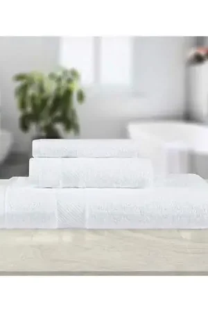 Alta Qualità Toallas Deluxe Blanco Set 3 Piezas