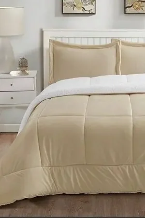 A Buon Prezzo Edredón Sherpa Beige KING Beige