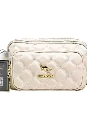 Promozione Esclusiva Cartera Morral Bandolera Alphonsine Beige para Mujer