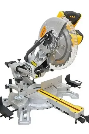 Sierra ingleteadora telescópica CON GUIA LASER 1800W - Gris Di Marca