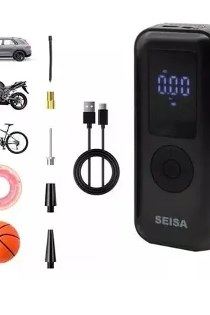 Moderno Mini Compresor Aire Inflador de Llantas Portátil Recargable