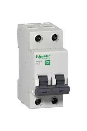Di Marca Interruptor llave Termomagnética 2x16A llave térmica Schneider Blanco