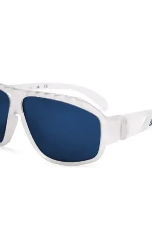 Super Prezzo Lentes de Sol Adidas Sport SP0025-26X Blanco Semi Transparente Azul