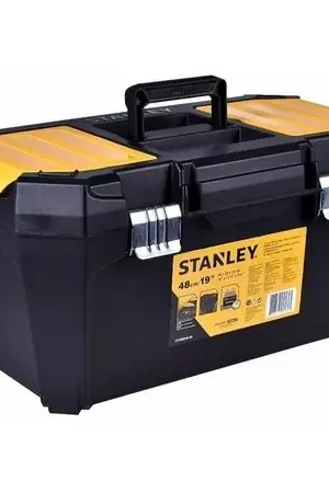 Caja porta Herramientas BROCHE METAL 19 STST80346 STANLEY Negro Esclusivo