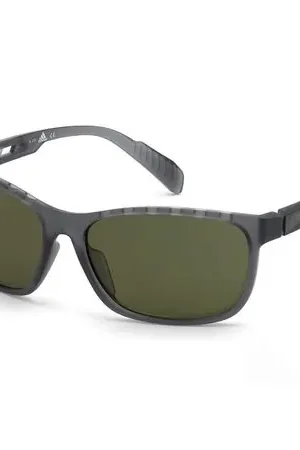 Lentes de Sol Adidas Sport SP0014-20N Gris Oscuro Verde Vendita Finale