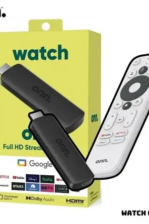 WATCH ONN GOOGLE TV FHD STREAMING DEVICE Lusso