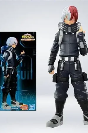 FIGURA ICHIBANSHO SHOTO TODOROKI THE MOVIE NEGRO Autentico