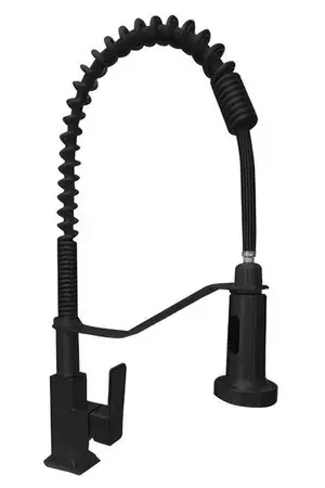 Mezcladora de Cocina Negro Mate con Pico Extensible - LC1077N Di Tendenza