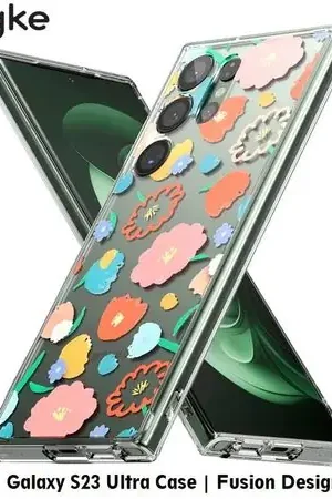 Economico Case Ringke Fusion Floral - Galaxy S23 Ultra
