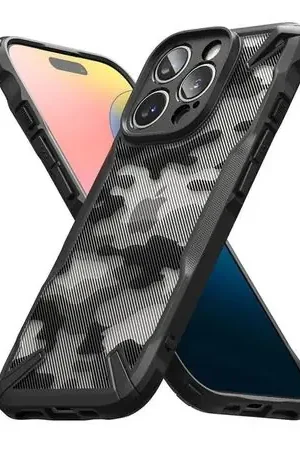 Spedizione Mondiale Case Ringke Fusion-X Camo iPhone 16 Pro