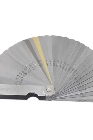 Calibrador de bujías y válvulas 32 Laminas 78-221 STANLEY Gris Originale