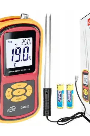 Spedizione Gratuita Medidor de Humedad y Temperatura de Granos - BENETECH GM640