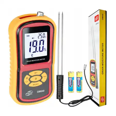 Spedizione Gratuita Medidor de Humedad y Temperatura de Granos - BENETECH GM640