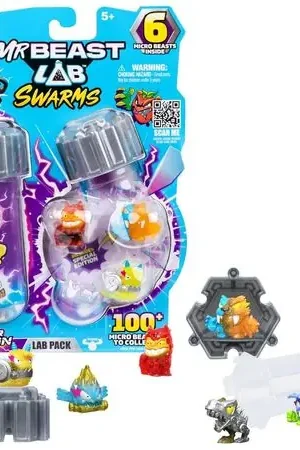 MrBeast Lab Serie 3 Hiperfusión pack 6 microbestias Economico