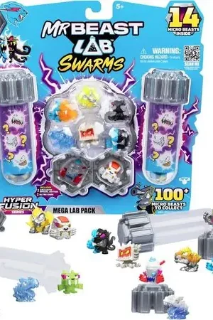 MrBeast Lab Serie 3 Hiperfusión paquete 14 microbestias Promozione