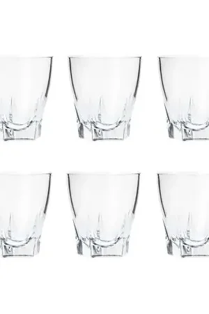 Set de 6 Vasos de Whiskey de Vidrio Elegante Direttamente Dal Produttore