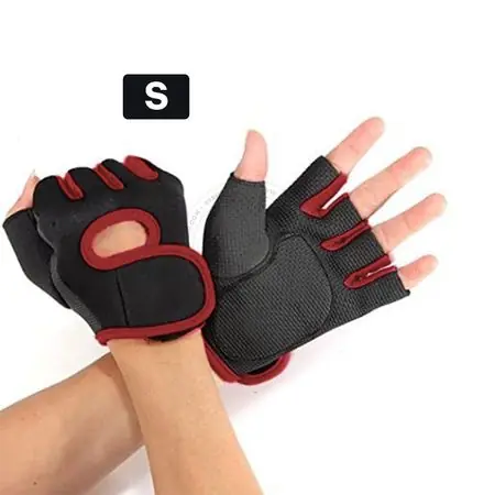 Guantes Antideslizantes Gym Rojo Talla S Ultima Occasione