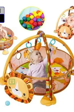 Ultime Pezzi Gimnasio de Bebe Didáctico Ideal León 3 en 1 con Pelotas