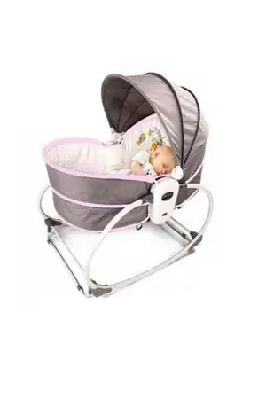 Silla Mecedora Baby Wordl Portátil Multifuncional 5 en 1 Rosado Alta Qualità