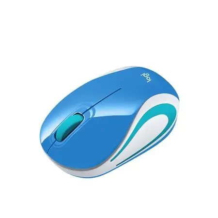Mouse Logitech M187 Wireless Mini Radio hasta 10 metros Color Azul Artigianale