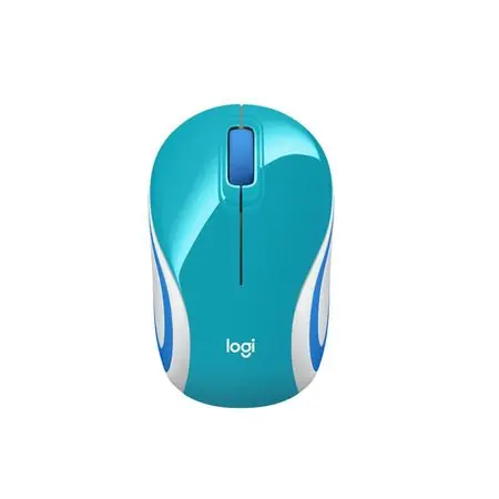 Mouse Logitech M187 Wireless Mini Radio hasta 10 metros Color Azul Claro Ultimissimo Modello