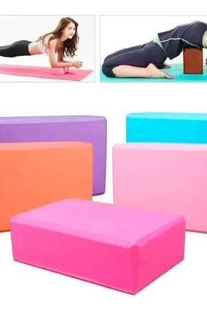 Ladrillo Naranja para Yoga Pilates Gym 2 Unidaes de EVA Compacto × Artigianale