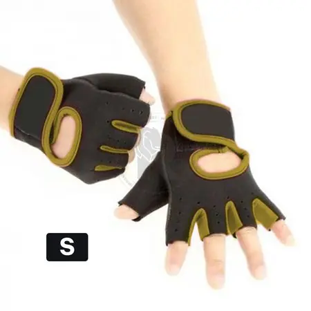 Ultime Pezzi Guantes Neopreno Fitness Yellow Talla S