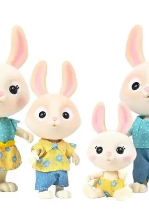 Occasione HONEY BEE ACRES pack de 4 conejos 6-7 cm